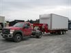 Truck box chassis trailer 